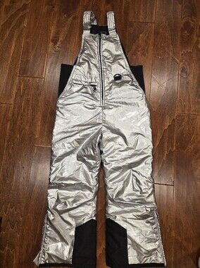 Arctic Quest Boys Girls Unisex Classic Ski & Snow Bib Overall Snowsuit 7/8 EUC